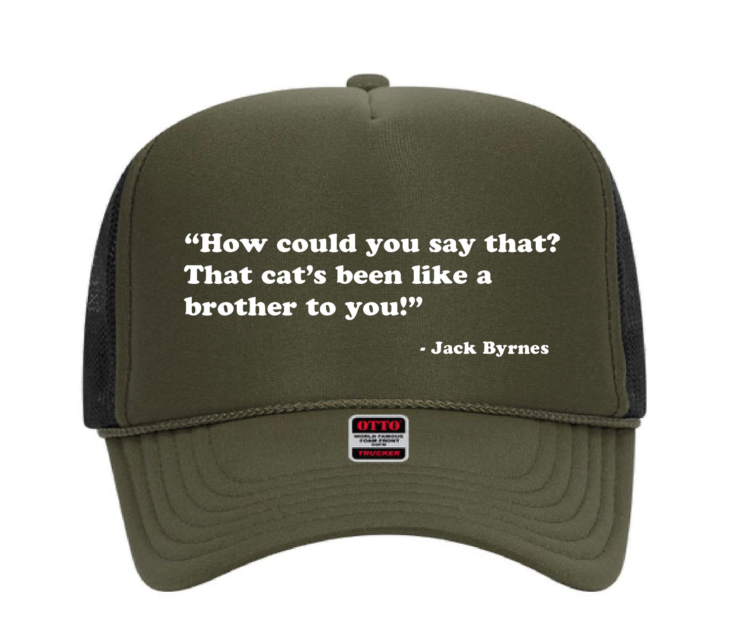 How could you say that? That cat’s been like a brother to you!