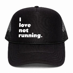 I love not running.