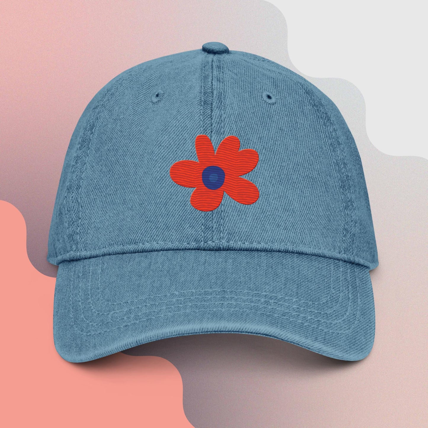 Daisy Denim Dad Hat