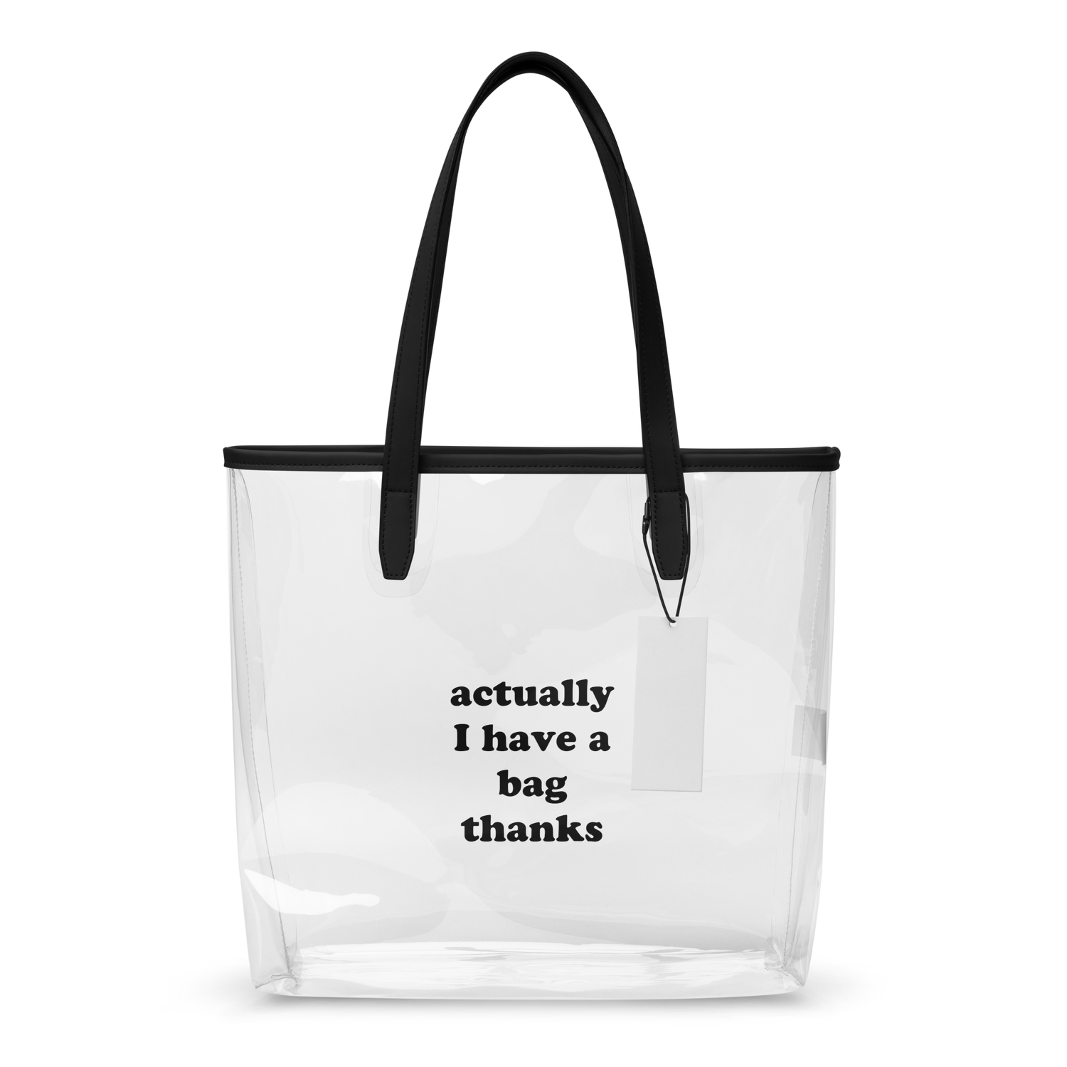 Clear totes