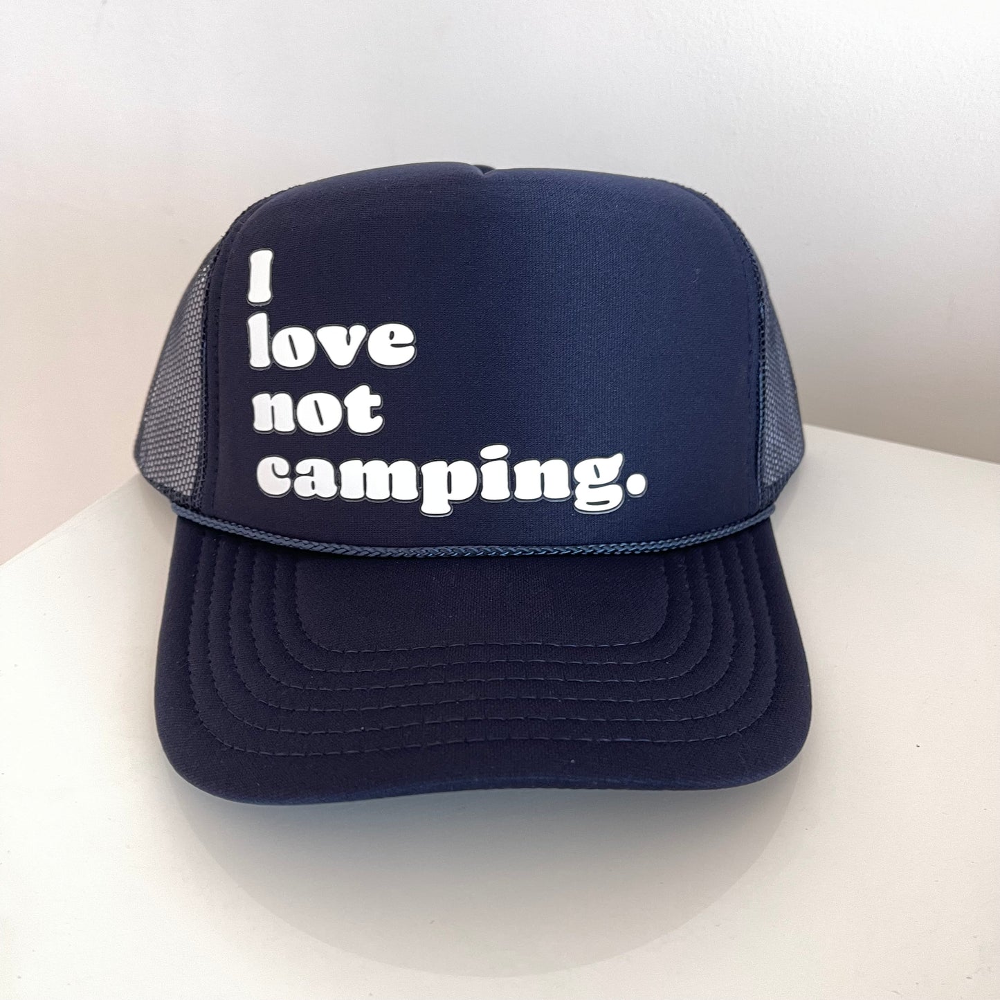 I love not camping.