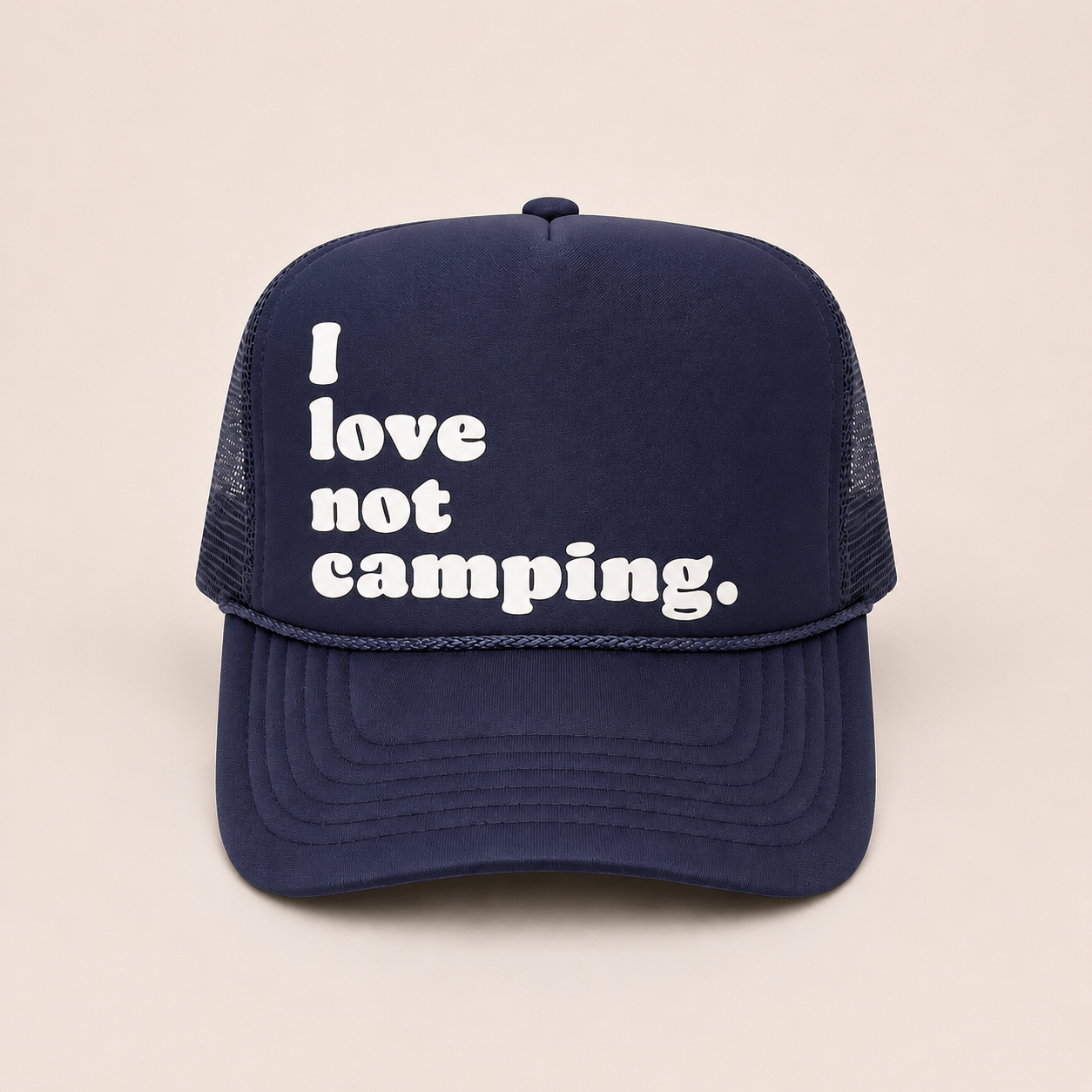 I love not camping.