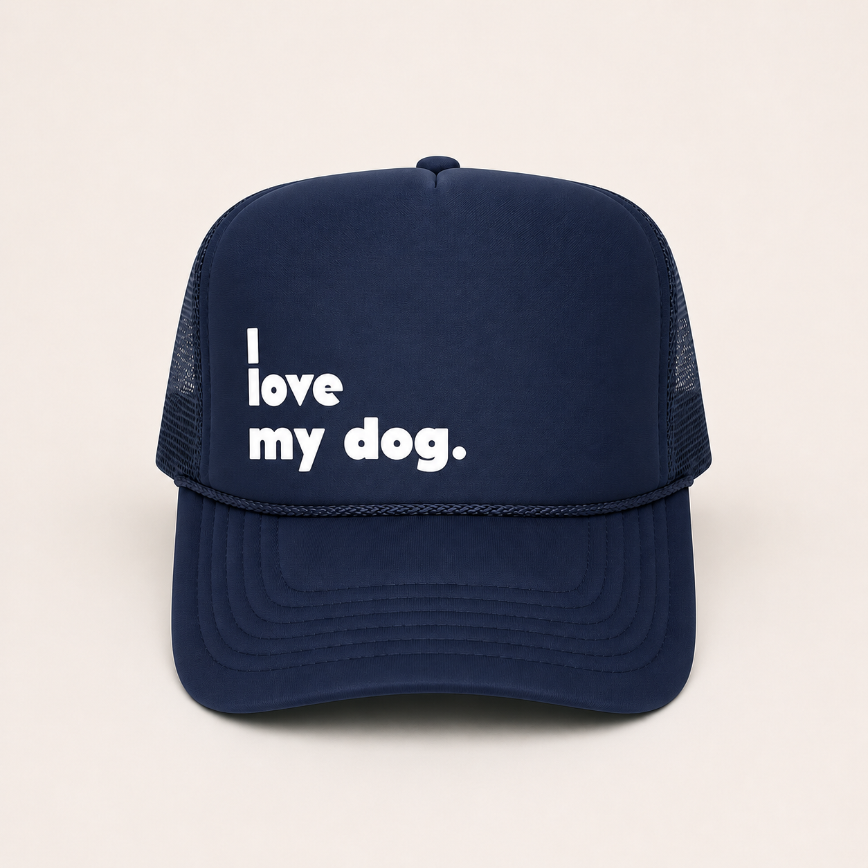 I love my dog.