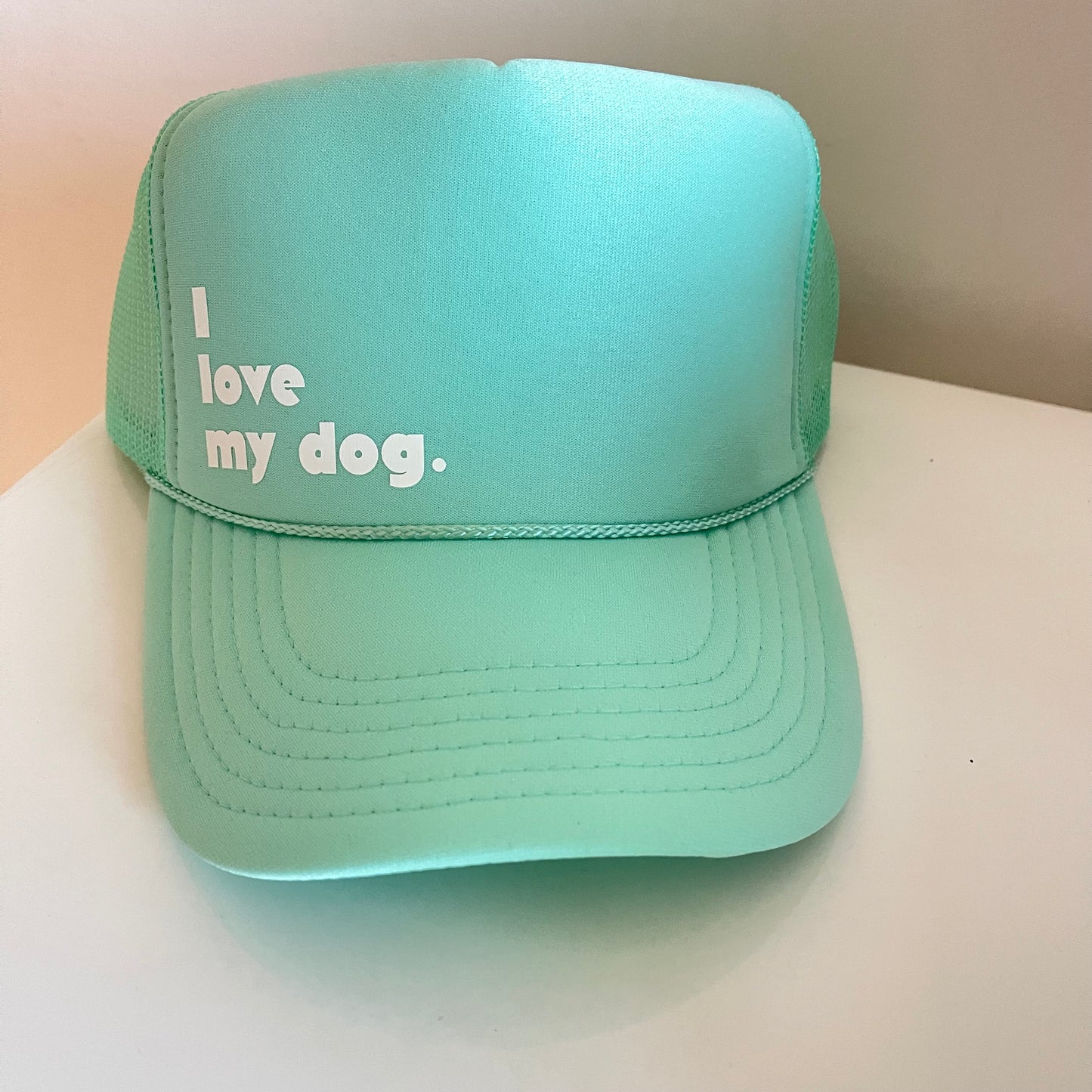 I love my dog.