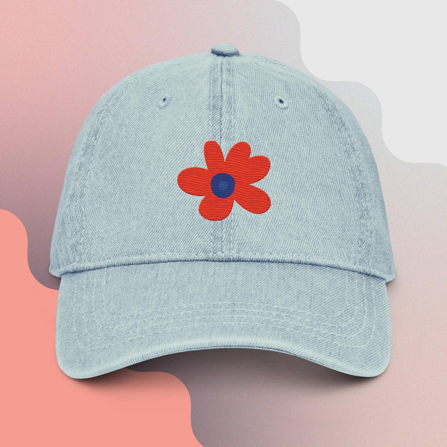 Daisy Denim Dad Hat
