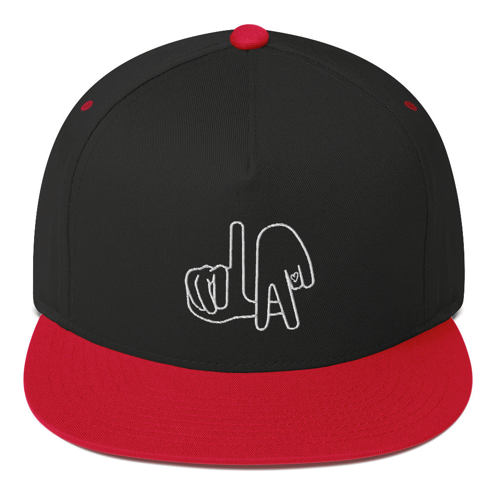 LA (Los Angeles / hand drawn hands) / Flat Bill