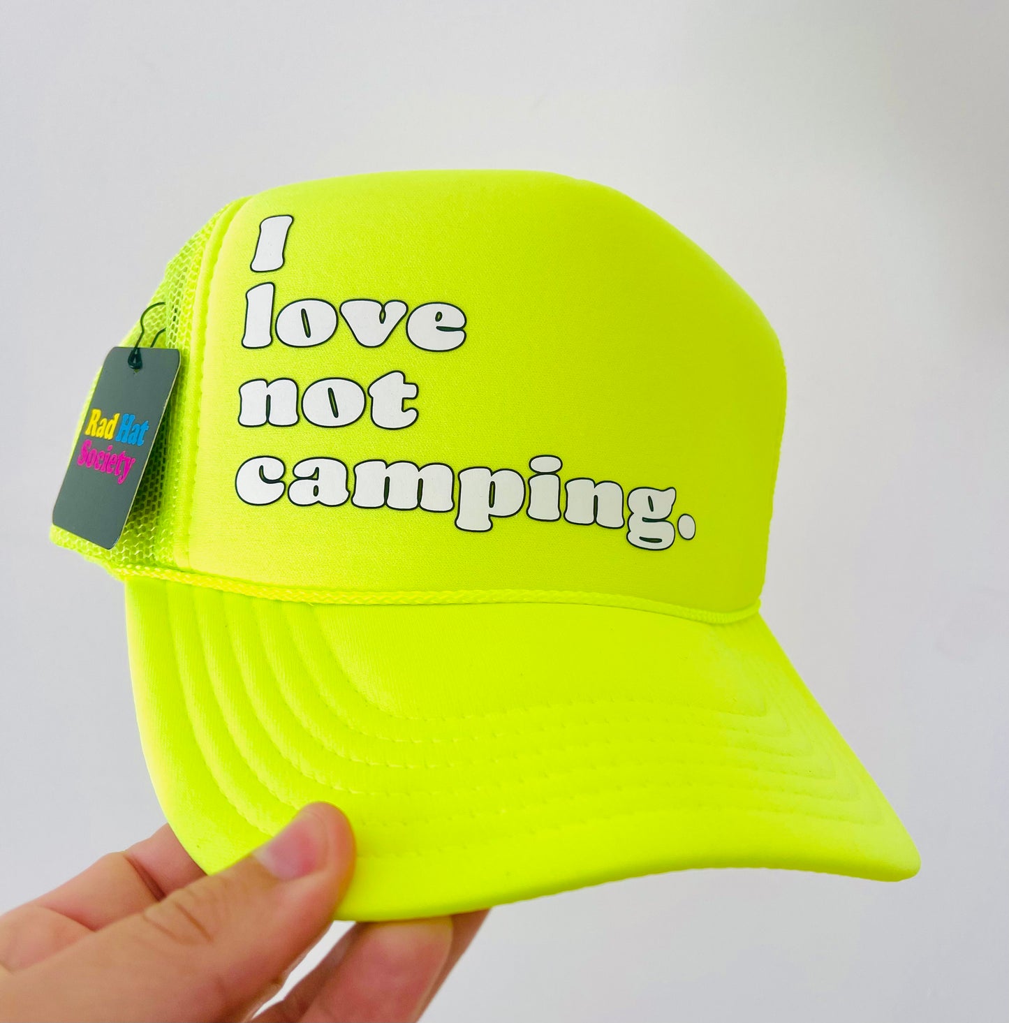I love not camping.