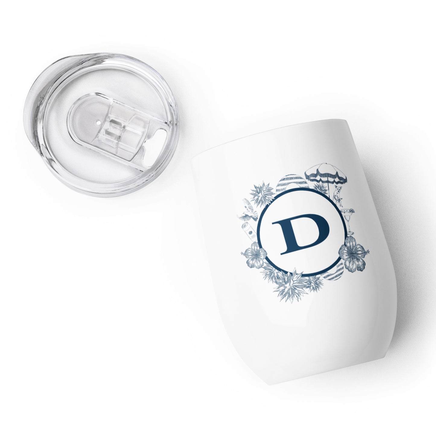 Dunks Swim Club Wine Tumbler